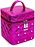 Cosmetic Bag Women Portable Leather Cosmetic Bag Wash Cube Case Diamond Rivets Vanity Case Female Travel Wash Makeup Beauty Box Cosmetic Case